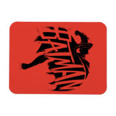 Batman-Tintenpinsel-Name Magnet (Horizontal)