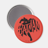 Batman-Tintenpinsel-Name Magnet (Vorderseite/Rückseite)