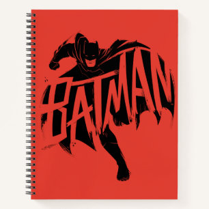 Batman-Tintenpinsel-Name Notizblock