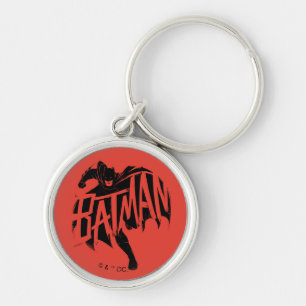 Batman-Tintenpinsel-Name Schlüsselanhänger