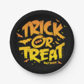 Batman | Trick oder Trete Pappteller (Vorderseite)