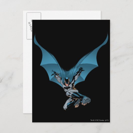 Batman überspringt postkarte (Vorne/Hinten)