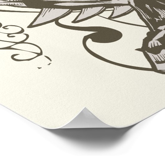 Batman und Dekorationsbrief B Poster (Ecke)