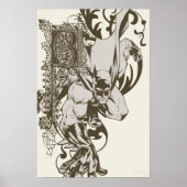 Batman und Dekorationsbrief B Poster (Vorne)