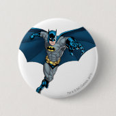 Batman und Joker mit Karten Button (Vorderseite)