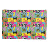 Batman und Robin | Action Handshake Muster Kissenbezug (Rückseite)