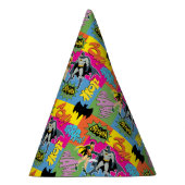 Batman und Robin | Action Handshake Muster Partyhütchen (Rechts)