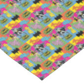 Batman und Robin | Action Handshake Muster Tischdecke (Schrägansicht)