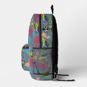 Batman und Robin Action Pattern Bedruckter Rucksack (Rechts)