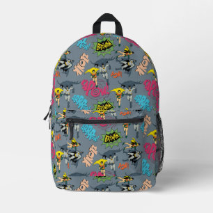 Batman und Robin Action Pattern Bedruckter Rucksack