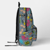 Batman und Robin Action Pattern Bedruckter Rucksack (Links)