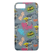 Batman und Robin Action Pattern Case-Mate iPhone Hülle (Rückseite)
