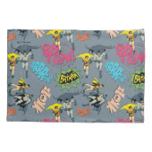 Batman und Robin Action Pattern Kissenbezug (Rückseite)