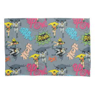 Batman und Robin Action Pattern Kissenbezug