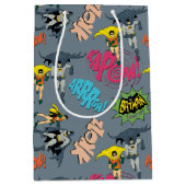 Batman und Robin Action Pattern Mittlere Geschenktüte (Vorderseite)