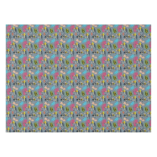 Batman und Robin Action Pattern Tischdecke (Vorderseite (Horizontal))