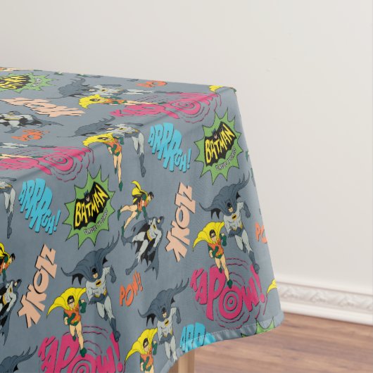 Batman und Robin Action Pattern Tischdecke (Beispiel)