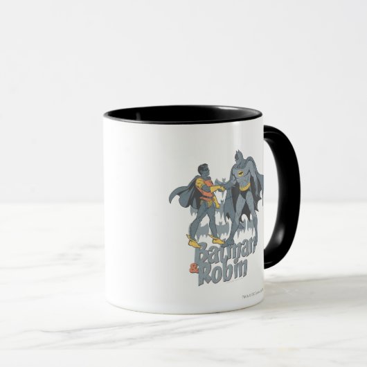 Batman und Robin bedrückte Grafik Tasse (VorderseiteRechts)