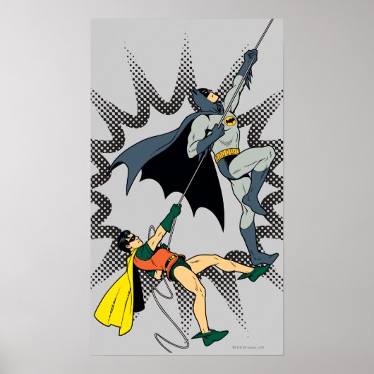 Batman und Robin Climb Poster (Vorne)