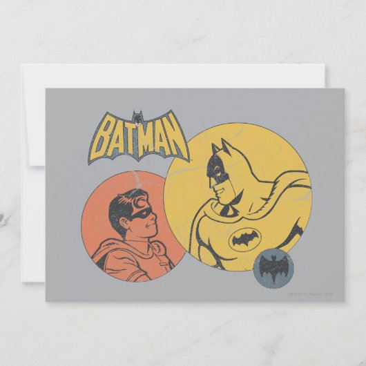 Batman und Robin Graphic - gestört Einladung (Vorderseite)