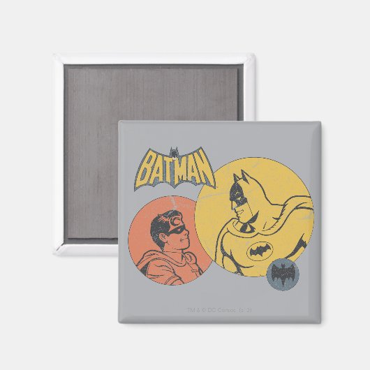 Batman und Robin Graphic - gestört Magnet (Vorderseite/Rückseite)