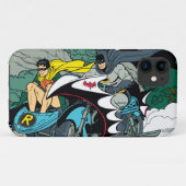 Batman und Robin im Batcycle Case-Mate iPhone Hülle (Rückseite (Horizontal))