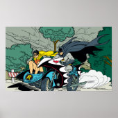 Batman und Robin im Batcycle Poster (Vorne)