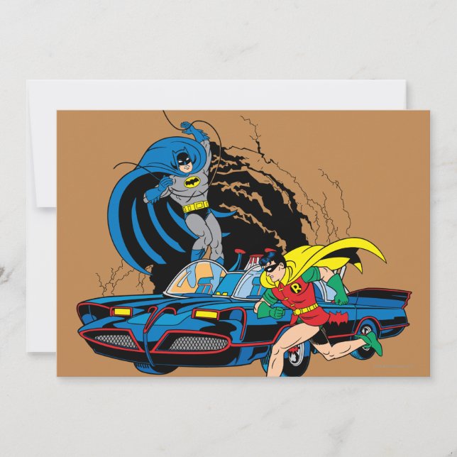 Batman und Robin in Batcave (Vorderseite)