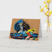 Batman und Robin in Batcave Karte (Gelbe Blume)