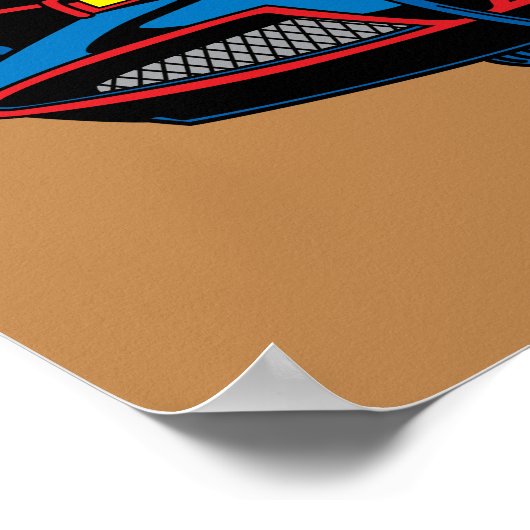 Batman und Robin in Batcave Poster (Ecke)