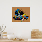 Batman und Robin in Batcave Poster (Küche)
