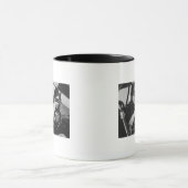 Batman und Robin in Batmobile Tasse (Zentrum)