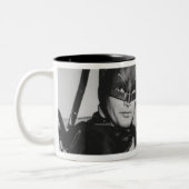 Batman und Robin in Batmobile Zweifarbige Tasse (Links)