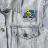 Batman und Robin laufen Button (Beispiel)