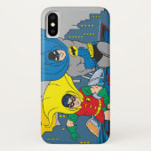 Batman und Robin laufen Case-Mate iPhone Hülle (Rückseite)