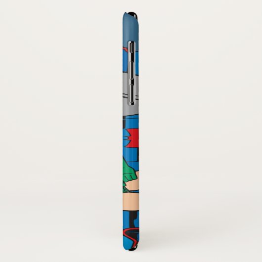 Batman und Robin laufen Case-Mate iPhone Hülle (Hinten/Links)