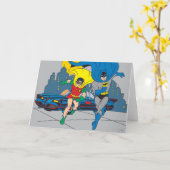 Batman und Robin laufen Karte (Gelbe Blume)