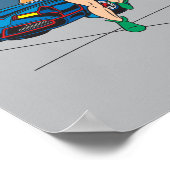 Batman und Robin laufen Poster (Ecke)