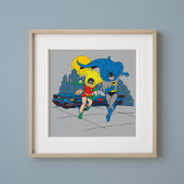 Batman und Robin laufen Poster