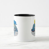 Batman und Robin laufen Tasse (Zentrum)