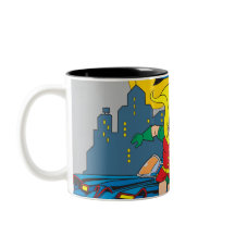 Batman und Robin laufen