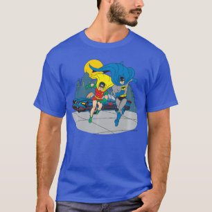 Batman und Robin Midnight Gotham Retro Vintage Com T-Shirt
