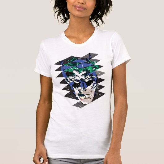 Batman und The Joker Collage T-Shirt (Vorderseite)