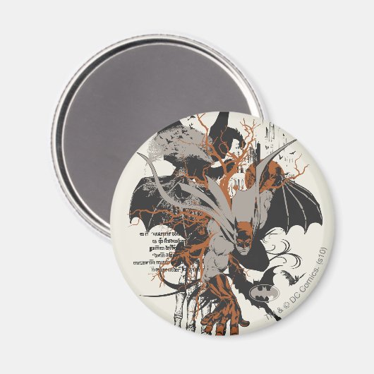 Batman und Tree Magnet (Vorderseite/Rückseite)