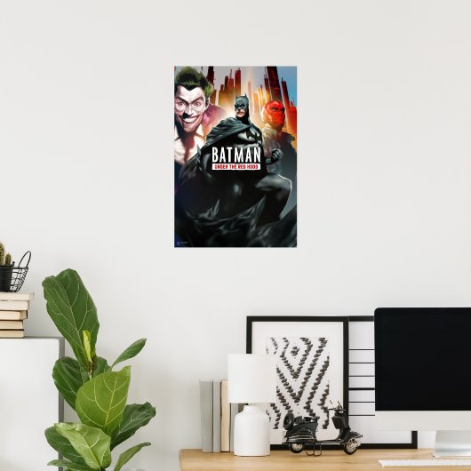 Batman unter der Roten Hood Poster (Heimbüro)