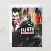 Batman unter der Roten Hood Postkarte (Vorne/Hinten)