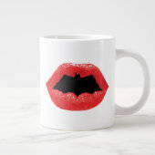 Batman Valentine | Becken - Lippen Jumbo-Tasse (Rechts)