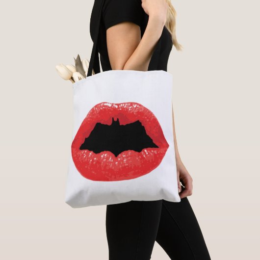Batman Valentine | Becken - Lippen Tasche (Von Nahem)