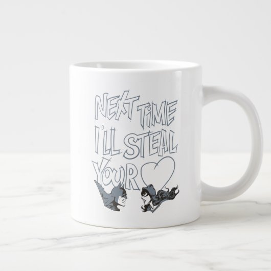 Batman Valentine |Catwoman - ich stehle dir das He Jumbo-Tasse (Rechts)