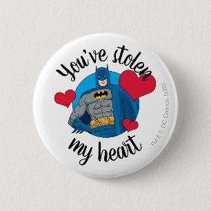 Batman Valentine   Du hast mir das Herz gestohlen Button